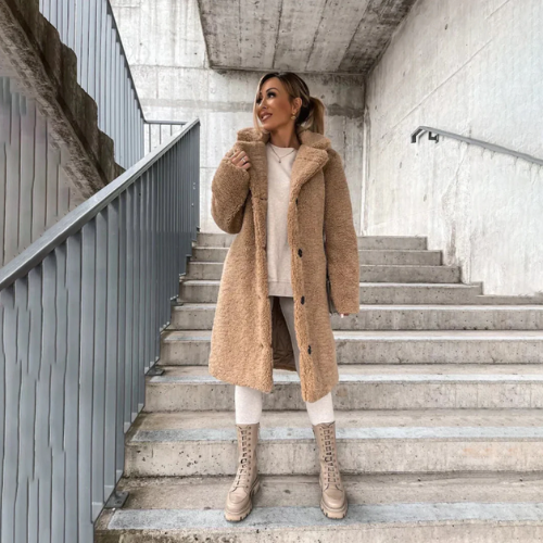 Olivia - Luxe Teddy Coat