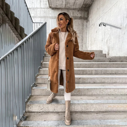 Olivia - Luxe Teddy Coat