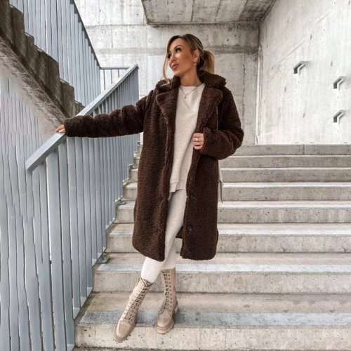 Olivia - Luxe Teddy Coat