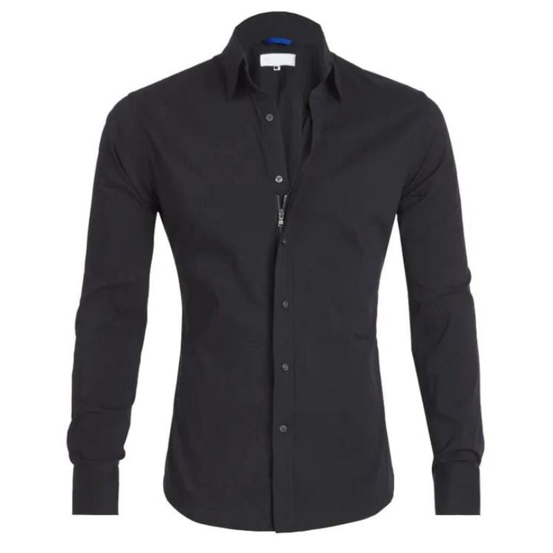 GENTLEMALE™ | WRINKLE-FREE SHIRT WITH ZIPPER