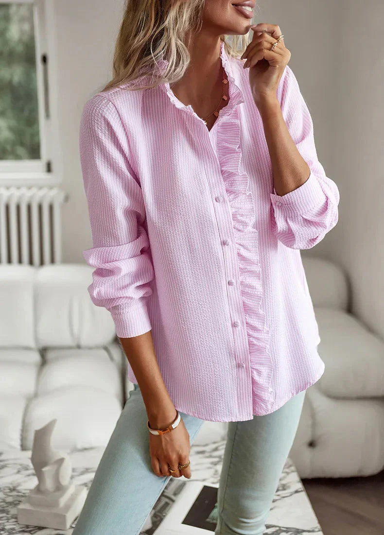 Ava - Ruffled Blouse